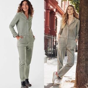 Faherty Sage Green Jumpsuit
